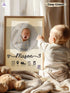 Minimalist Baby Birth Stats Poster – Personalized Newborn Print